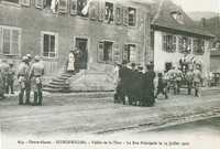  1914-1918 1916 07 14 Bitschwiller Alsace La rue principale Bitschwiller Alsace the main street.jpg 